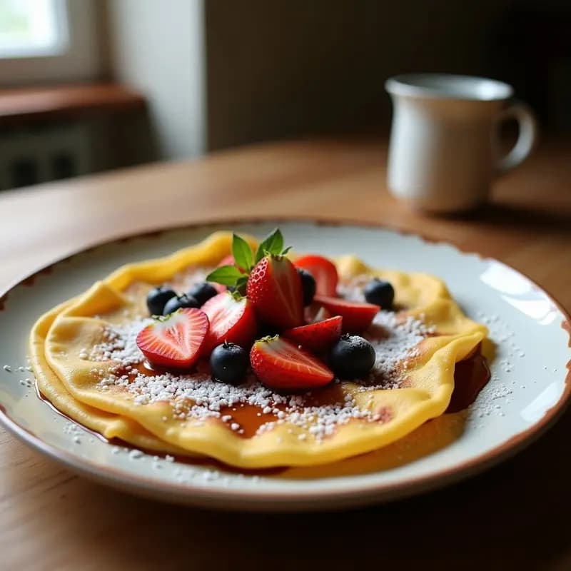 Crepes Francesas de Trigo Sarraceno con Nutella: Desayuno Sin Gluten y Rápido