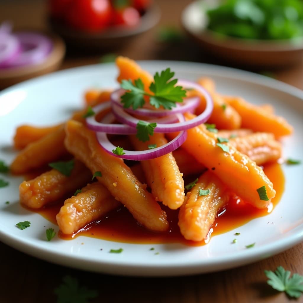 Crispy de Piel de Cerdo con Salsa de Tamarindo y Chile: Receta Filipina Crujiente en Airfryer