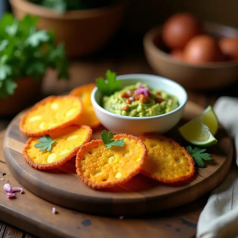 Crocantes de Yuca con Guacamole de Aguacate y Chipotle: Aperitivo Mexicano Keto en Airfryer
