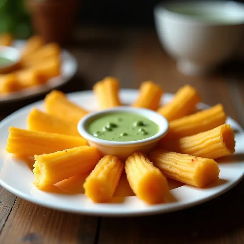 Crocantes de Yuca con Guasacaca: Aperitivo Venezolano Sin Gluten en Airfryer