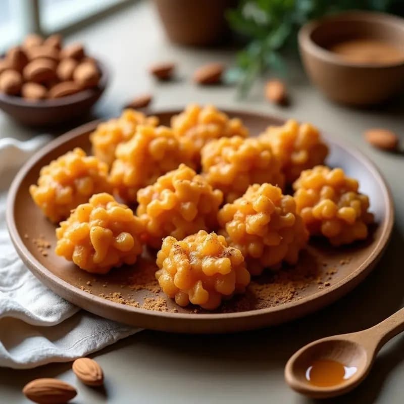 Crocanti de Almendras y Miel: Aperitivo Italiano Crujiente y Keto