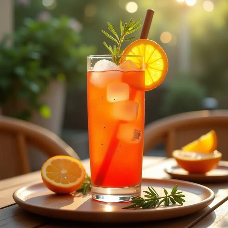 Crodino Casero con Hierbas y Cítricos: Bebida Italiana Refrescante y Sin Alcohol