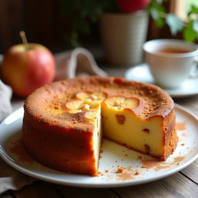 Crompou de Manzana y Canela: Postre Francés Sin Azúcar y Alta en Fibra