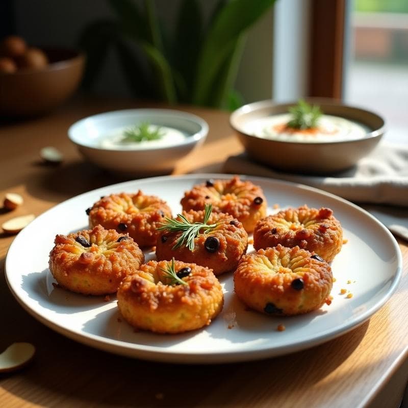 Croquetas de Aceitunas Negras y Almendras: Receta en Airfryer Sin Harina y Vegana