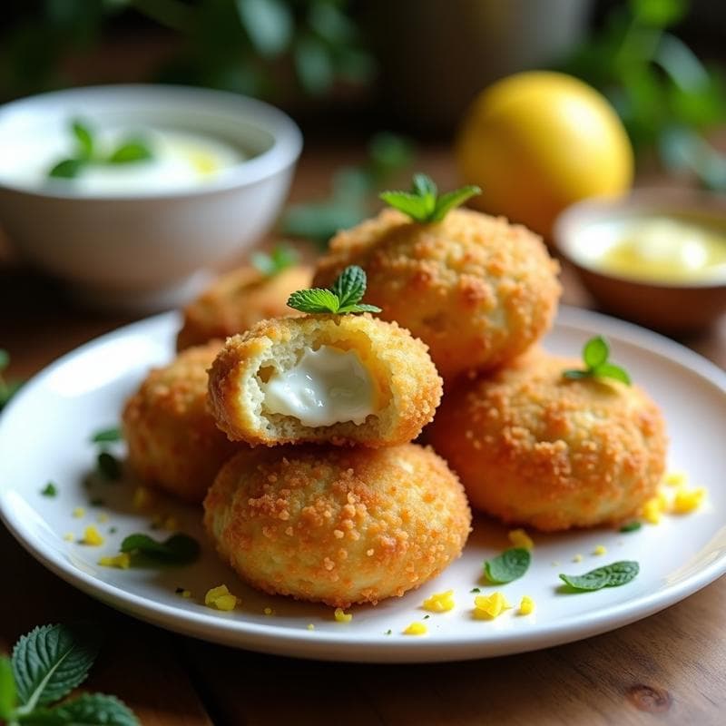 Croquetas de Alcachofa y Queso de Burrata en Airfryer: Receta Italiana Crujiente y Rápida