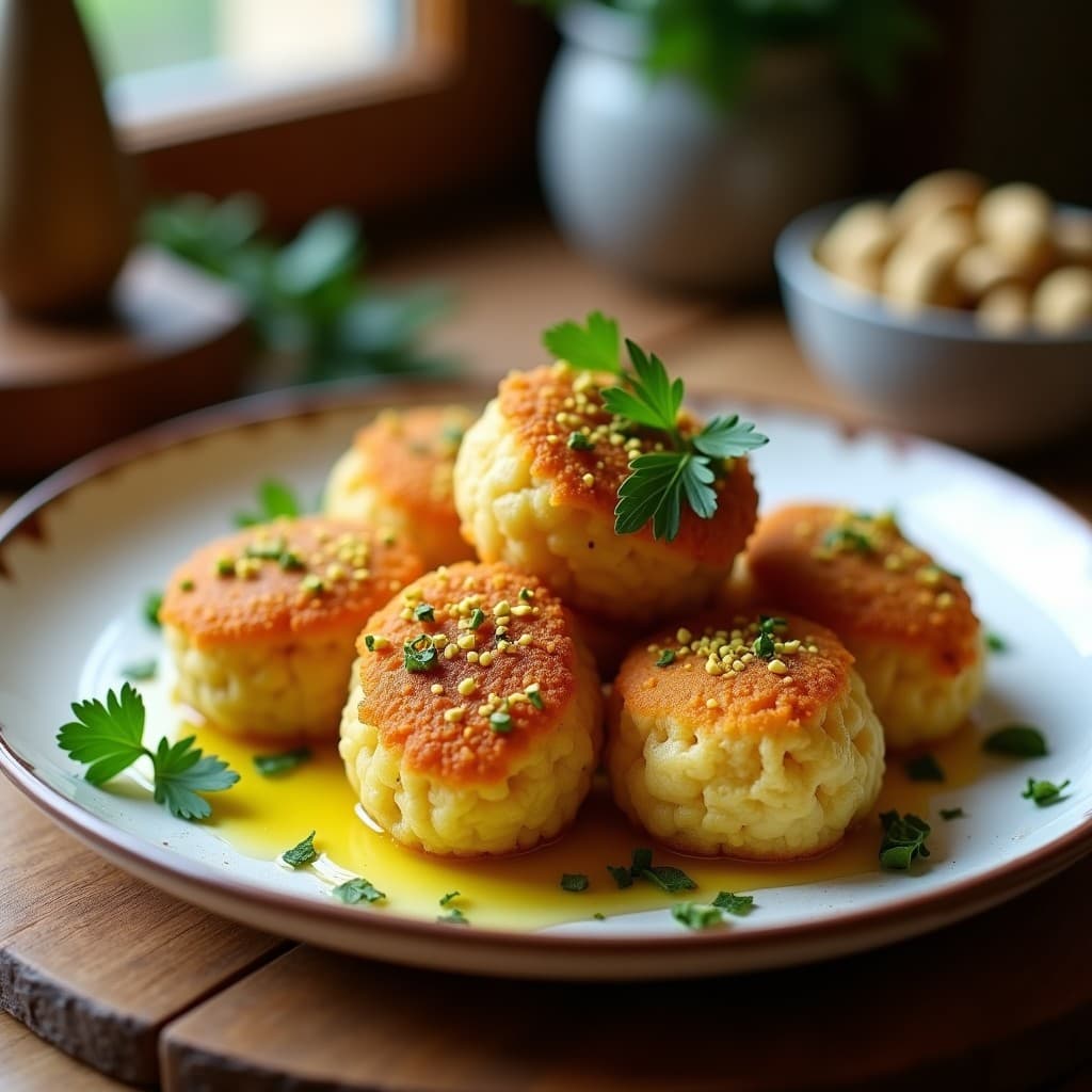 Croquetas de Alcachofa y Queso de Cabra con Costra de Pistacho: Receta Sin Gluten en Airfryer
