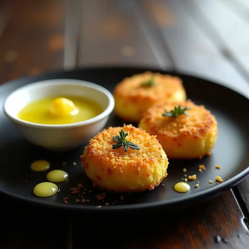 Croquetas de Algas y Queso Vegano con Salsa de Limón Yuzu: Receta Japonesa Innovadora en Thermomix