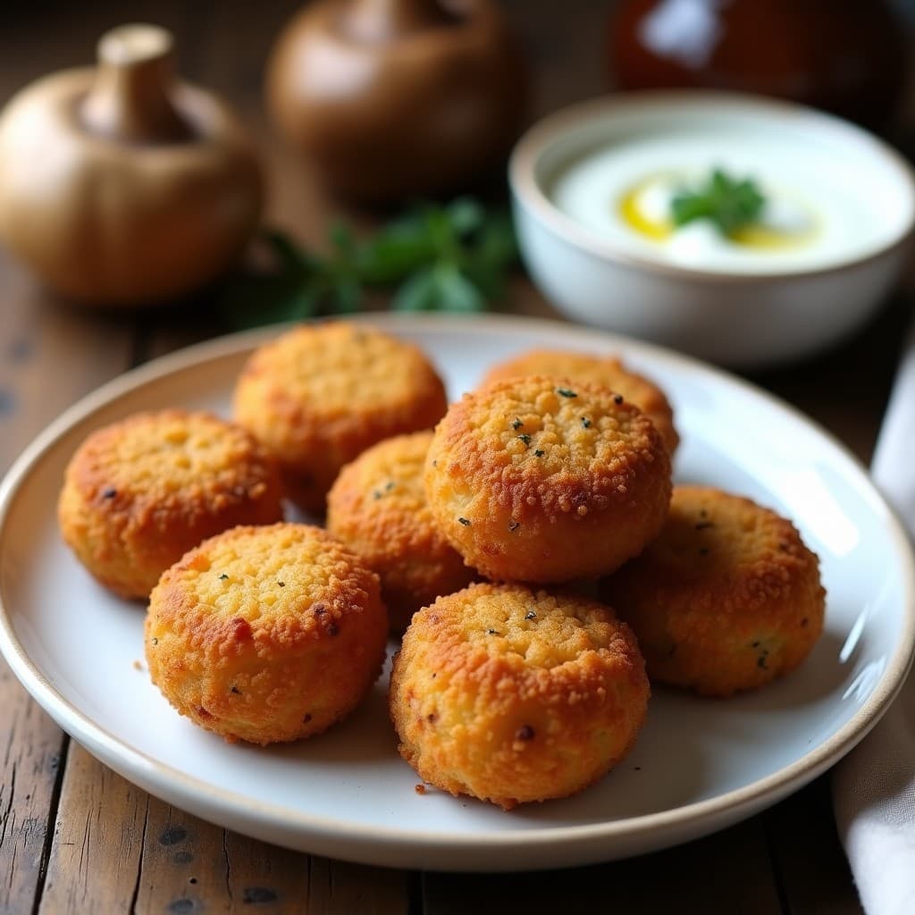 Croquetas de Avena y Setas Shitake: Receta Vegana Crujiente en Airfryer