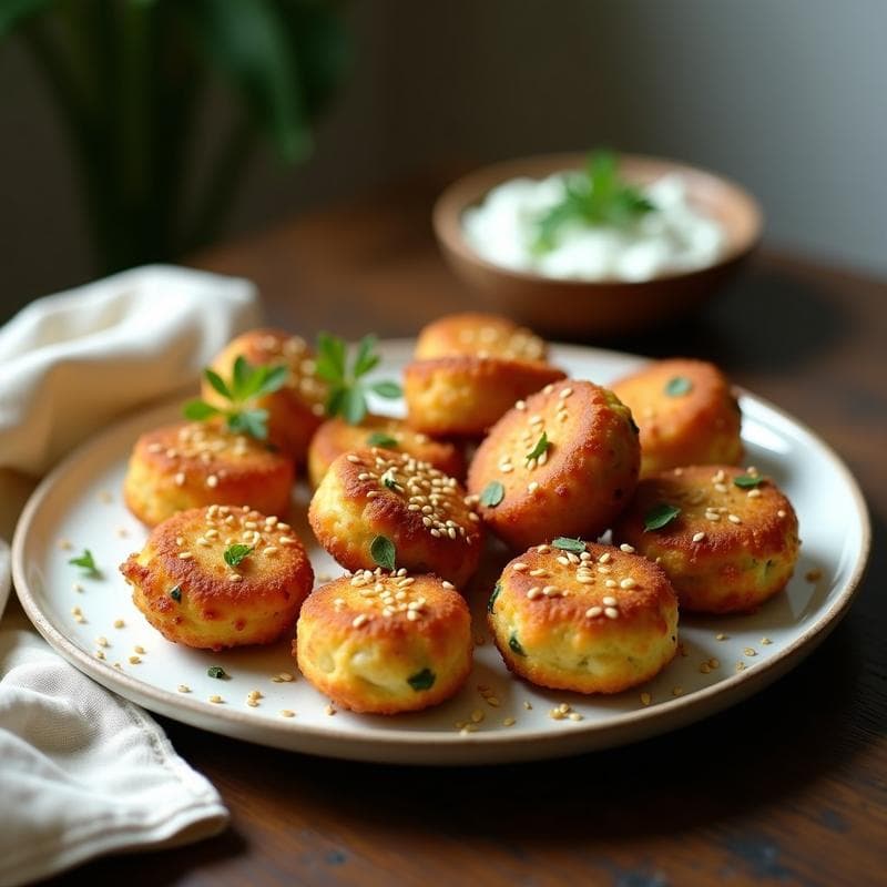 Croquetas de Calabacín y Queso Feta: Receta Griega en Airfryer Sin Rebozar