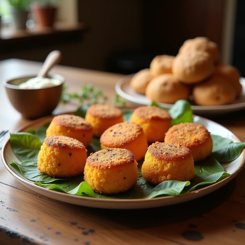 Croquetas de Calabaza y Coco con Pan Birmingham de Almendra: Receta Vegana en Airfryer