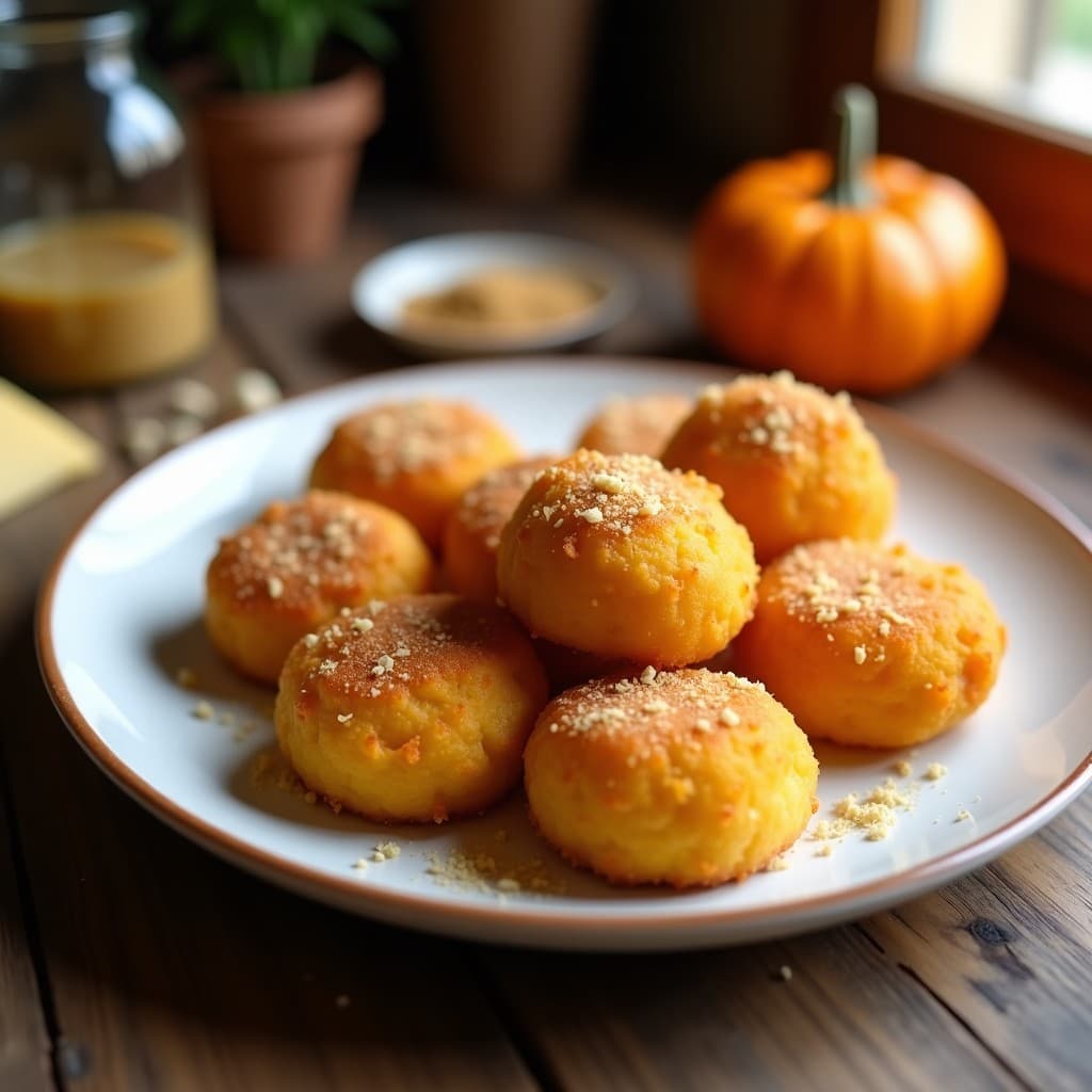 Croquetas de Calabaza y Queso Manchego: Receta en Airfryer con Toque de Nueces Moscadas