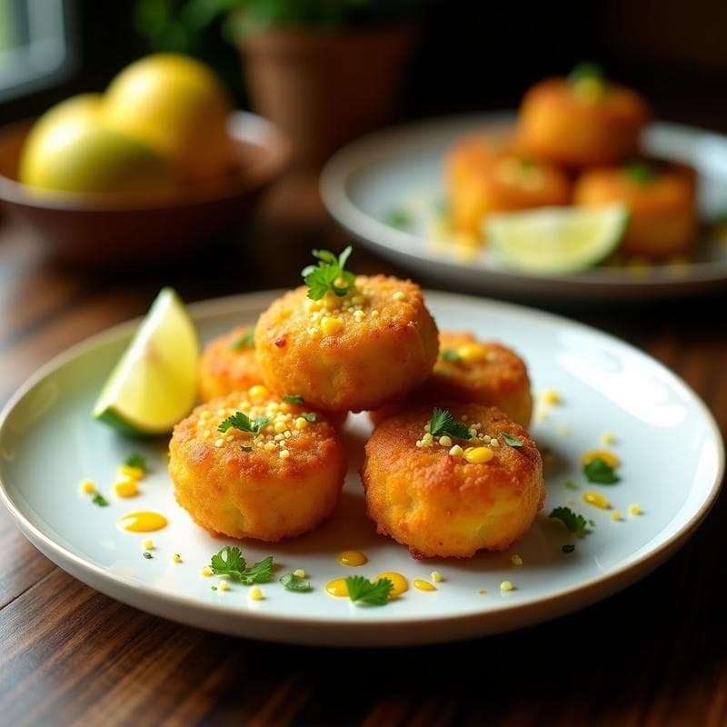 Croquetas de Camarón y Cúrcuma: Receta en Airfryer con Toque Tailandés Sin Harina