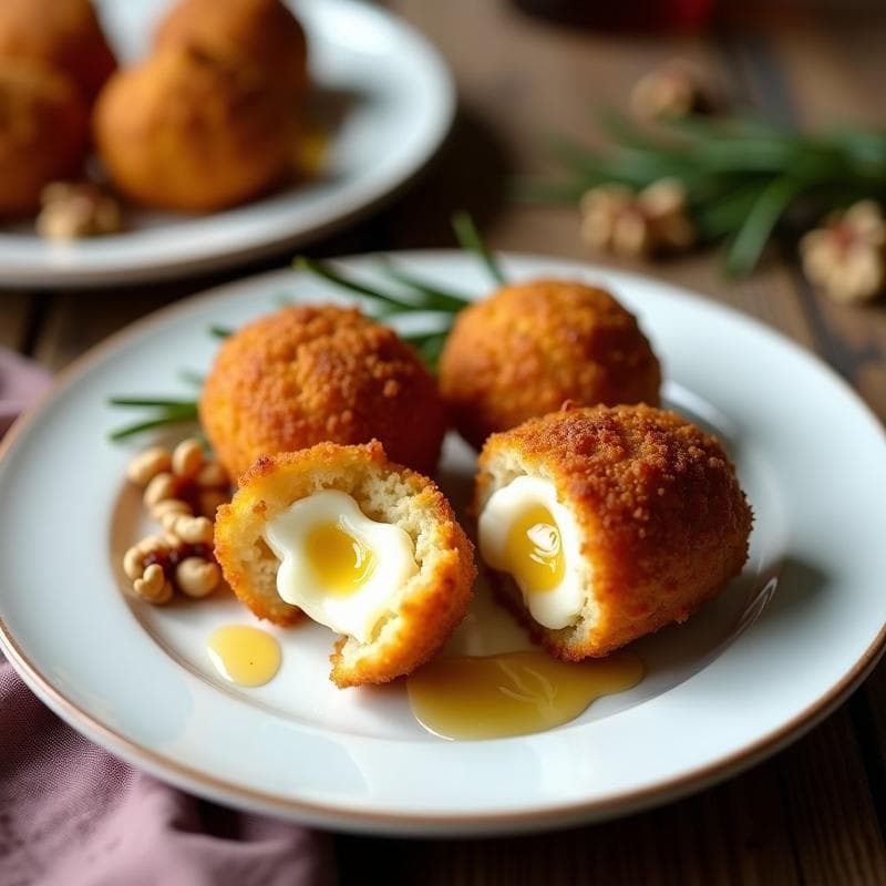 Croquetas de Camembert y Higos: Receta Francesa Crujiente en Airfryer en 12 Minutos