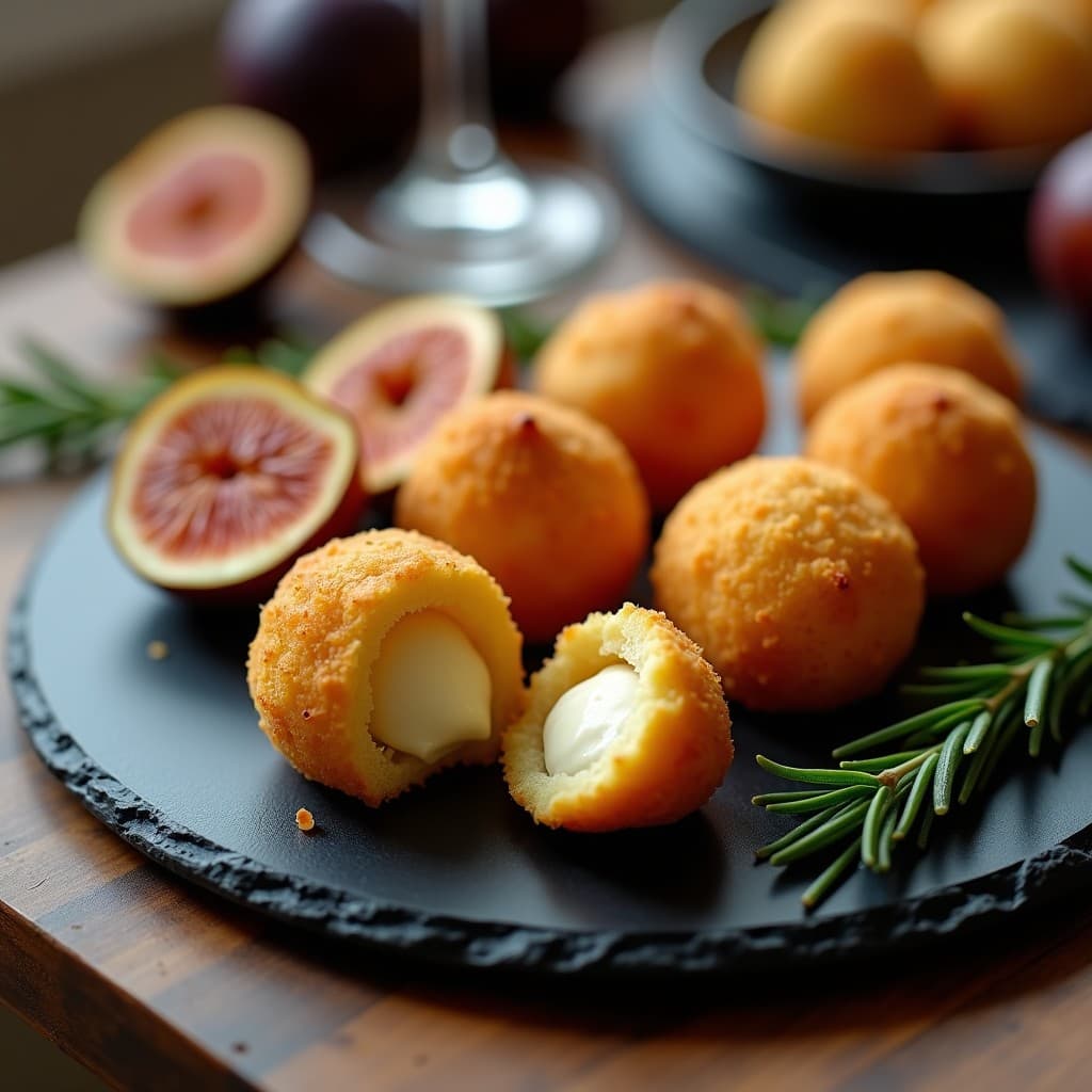 Croquetas de Camembert y Higos Caramelizados: Aperitivo Francés en Thermomix