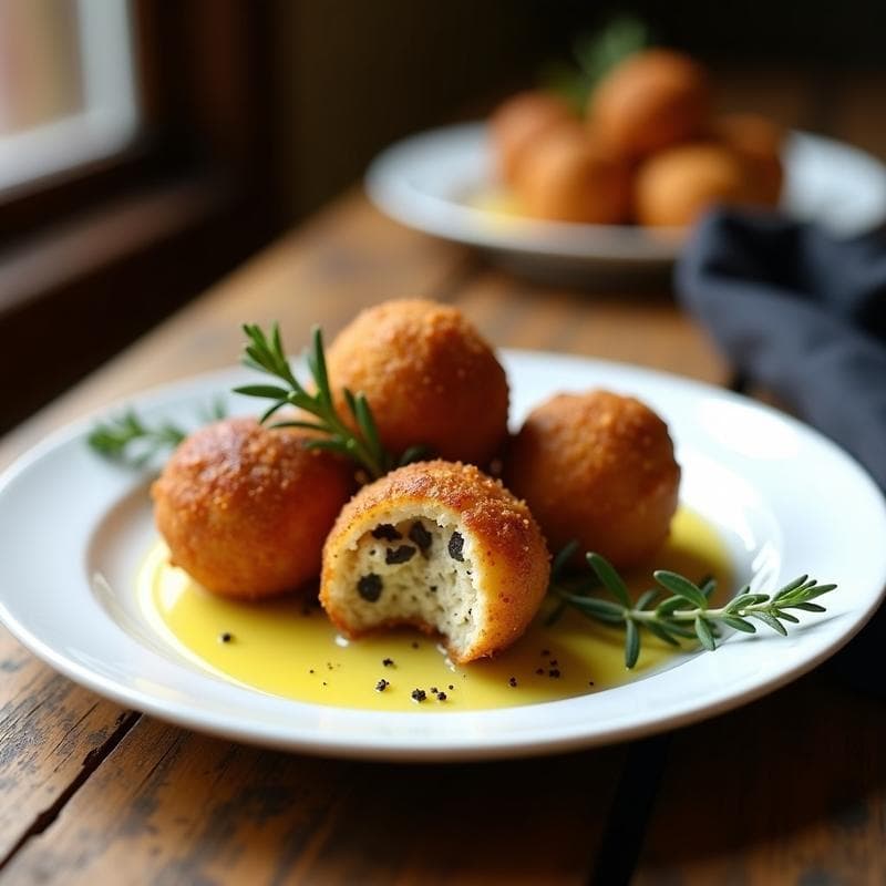 Croquetas de Champiñones Portobello y Trufa: Receta Gourmet en Airfryer Sin Gluten