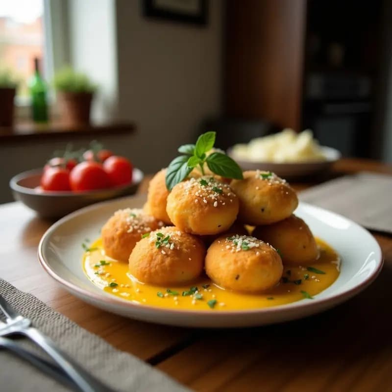 Croquetas de Puré de Col rizada y Queso de Castañas: Aperitivo Vegano Sin Horno en Airfryer