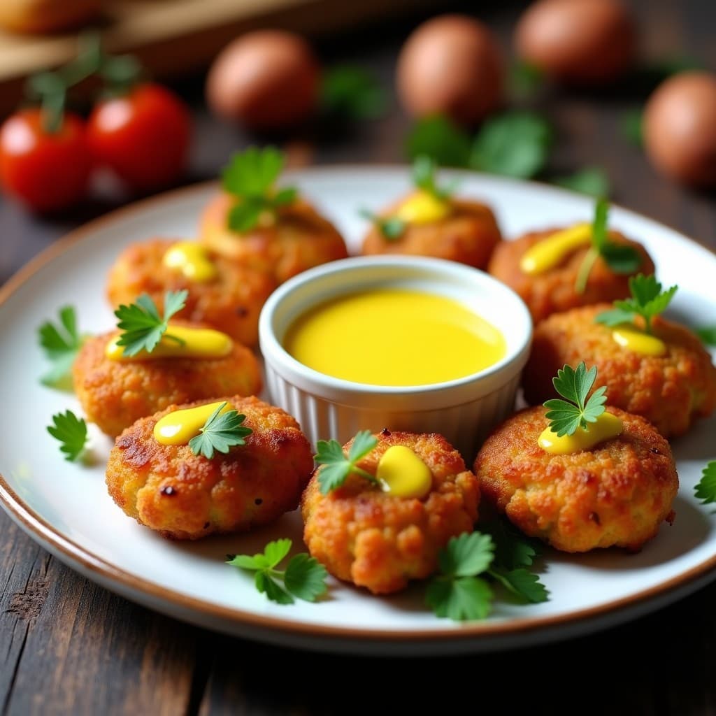 Croquetas de Coliflor y Alcachofa con Salsa de Azafrán: Receta Española Sin Lácteos en Airfryer