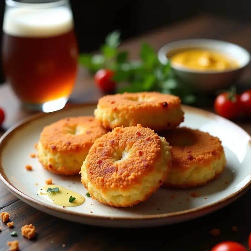 Croquetas de Coliflor y Kriek (Cerveza de Cereza): Aperitivo Belga Crujiente en Airfryer