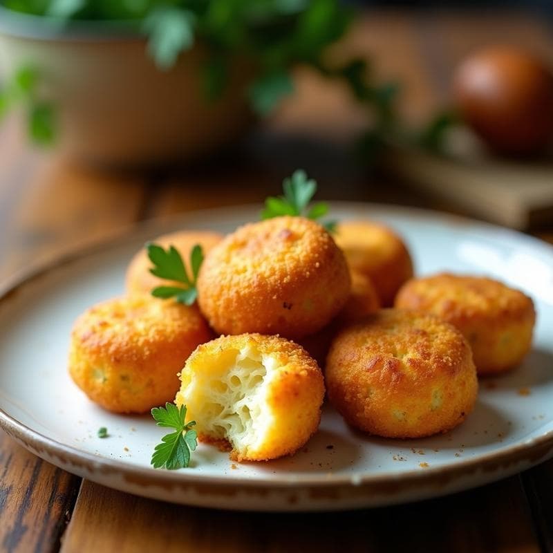 Croquetas de Coliflor y Queso de Almendras: Aperitivo Sin Gluten y Sin Lactosa en Airfryer