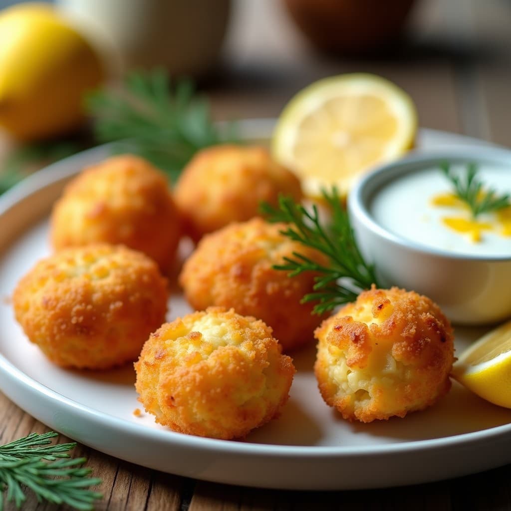 Croquetas de Coliflor y Queso de Cáscara de Anacardo: Aperitivo Vegano Crujiente