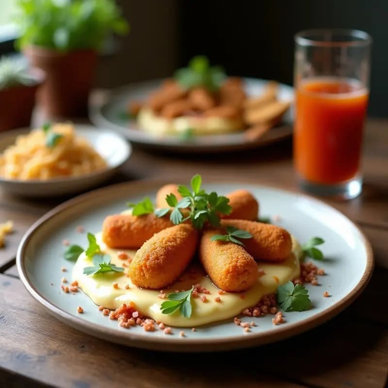 Croquetas de Coliflor y Queso de Cabra: Entrante Español en Thermomix con Toque de Pimentón