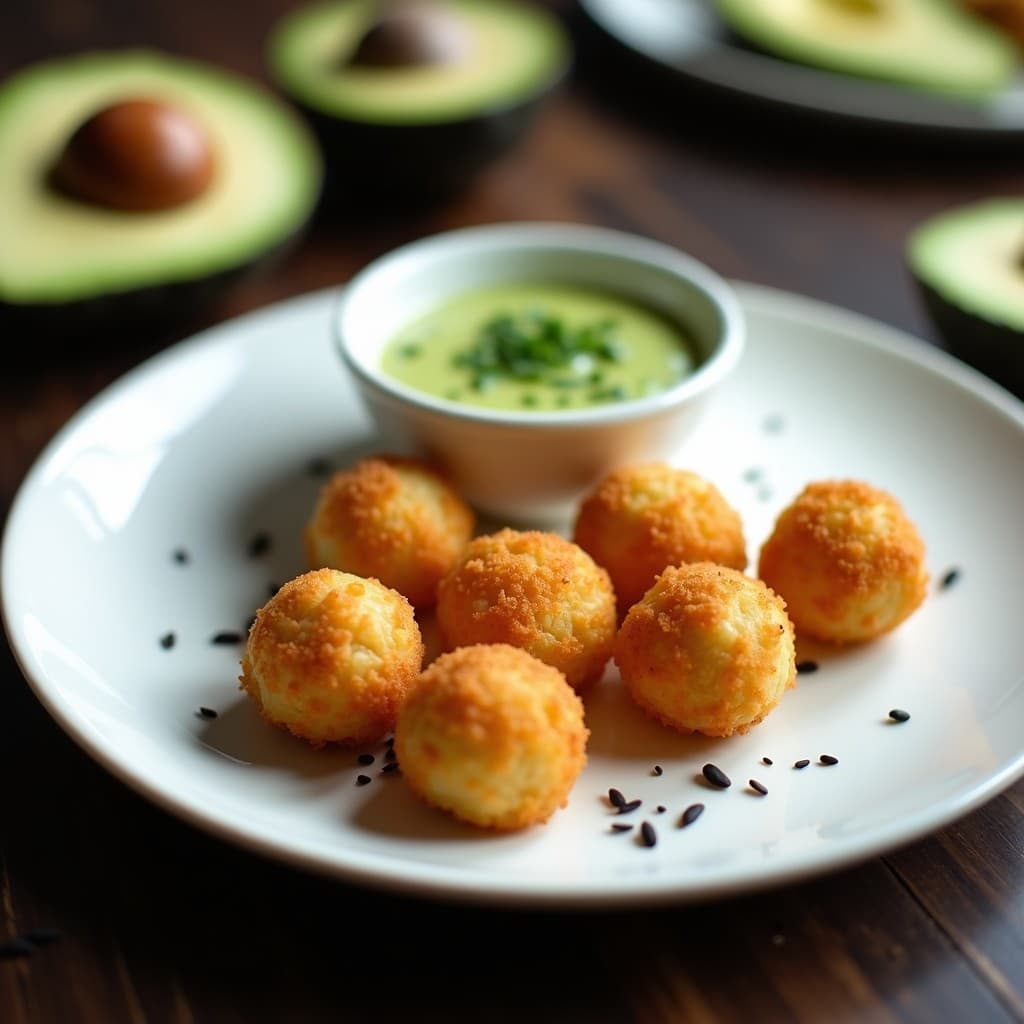 Croquetas de Esp-actinia (Medusa Comestible) con Salsa de Aguacate: Receta Innovadora en Airfryer