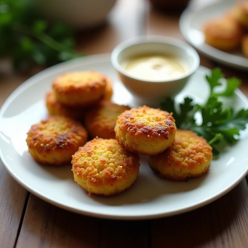 Croquetas de Espárrago Verde y Garbanzos: Receta en Airfryer Sin Lactosa