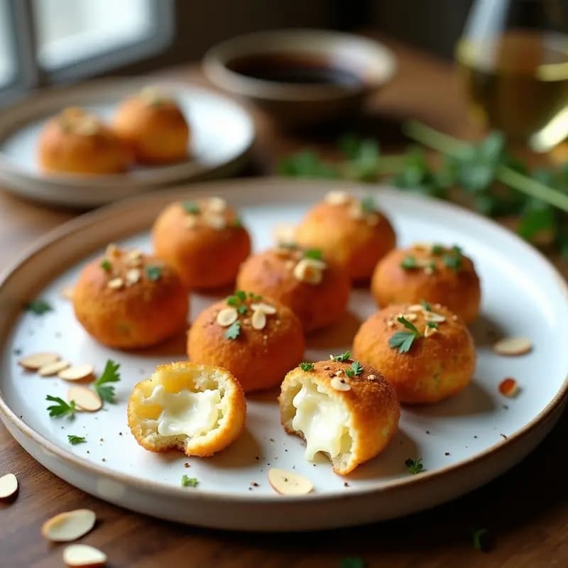 Croquetas de Espárragos y Queso de Cabra: Aperitivo Francés Sin Gluten con Horno
