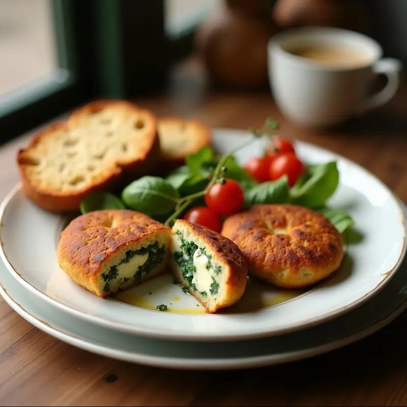 Croquetas de Espinaca y Queso de Anacardo con Pan de Almendra: Receta Sin Gluten en Thermomix