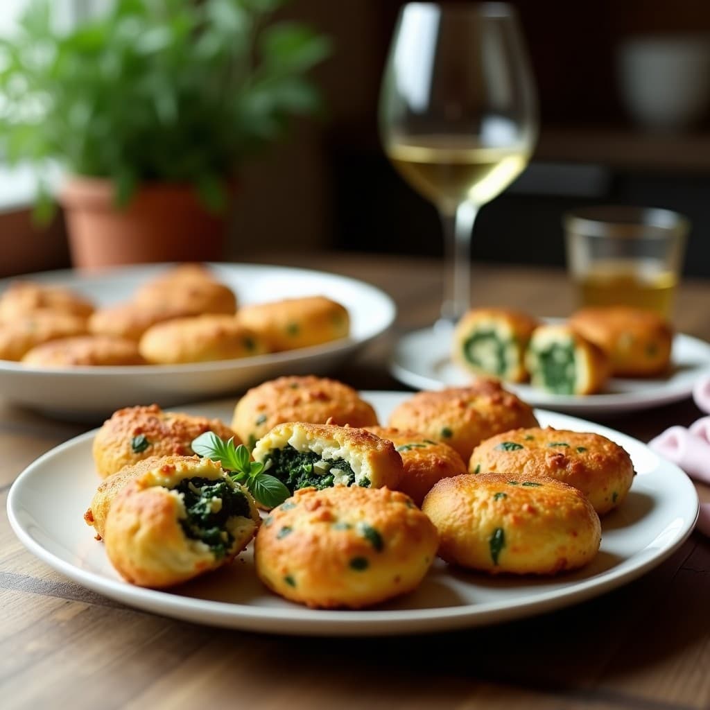 Croquetas de Espinaca y Queso Feta al Horno: Entrante Griego Sin Fritura en Airfryer