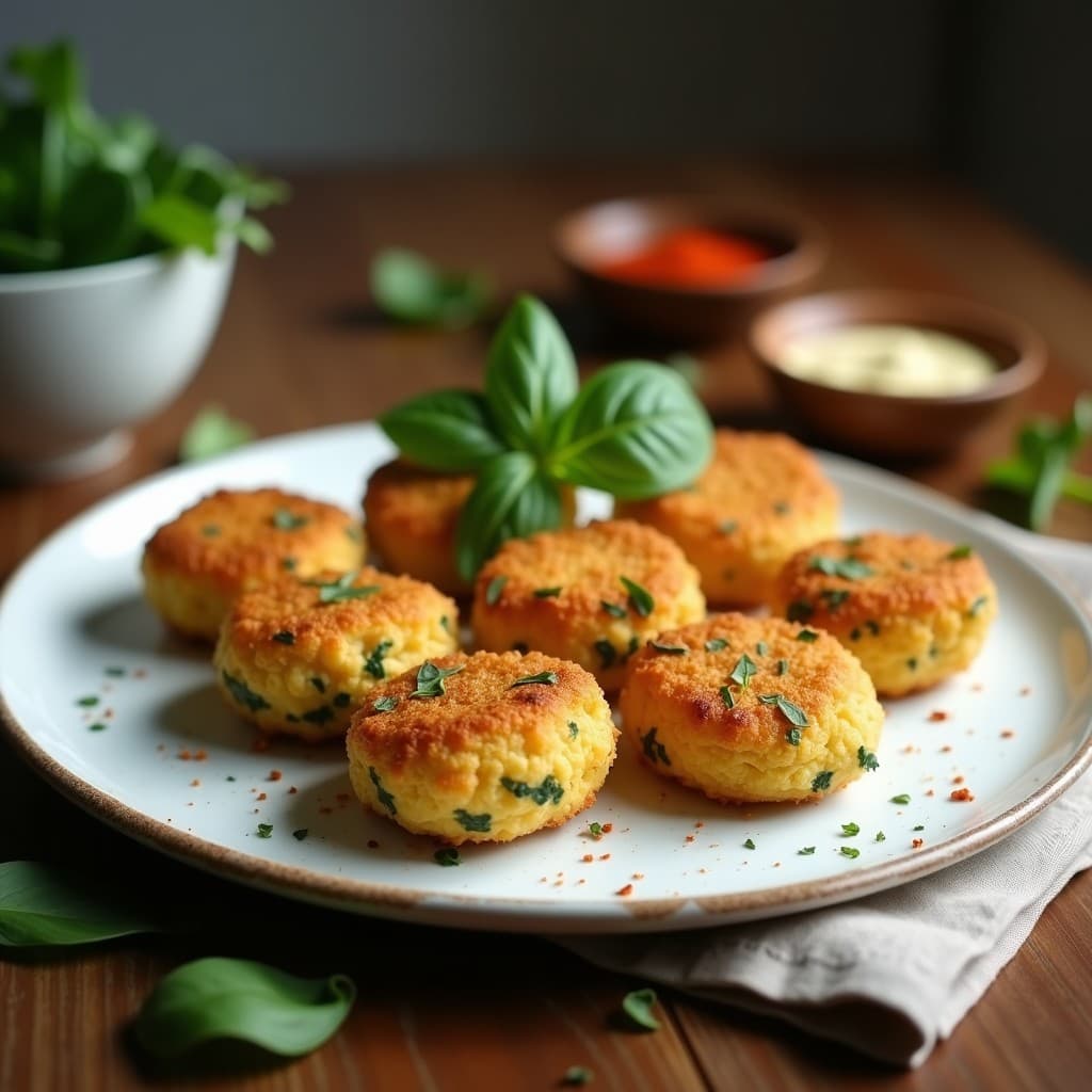 Croquetas de espinaca y tofu ahumado con bechamel de avena: Receta sin lactosa en airfryer