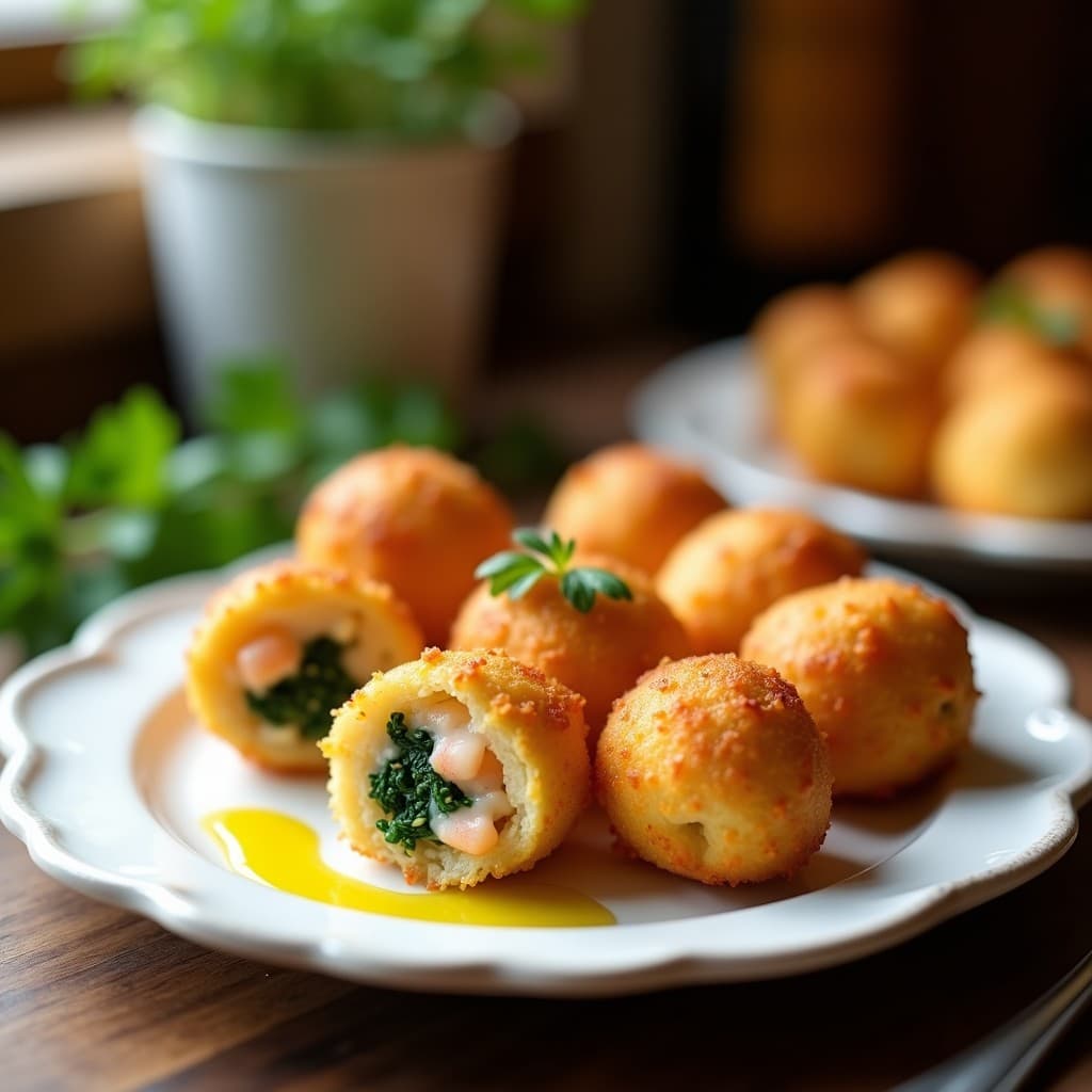 Croquetas de Espinacas y Gambas: Receta Española Gourmet en Olla Exprés