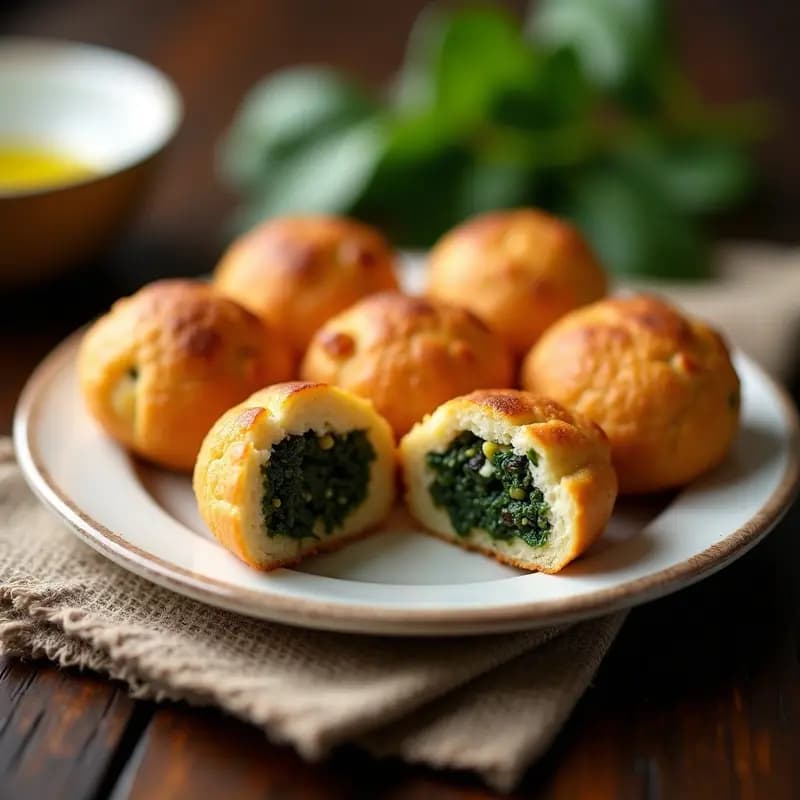 Croquetas de Espinacas y Pasas con Queso Idiazábal: Receta Navarra Tradicional