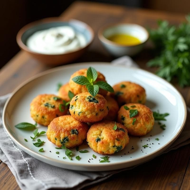 Croquetas de Espinacas y Queso de Oveja: Receta en Airfryer con Toque Griego