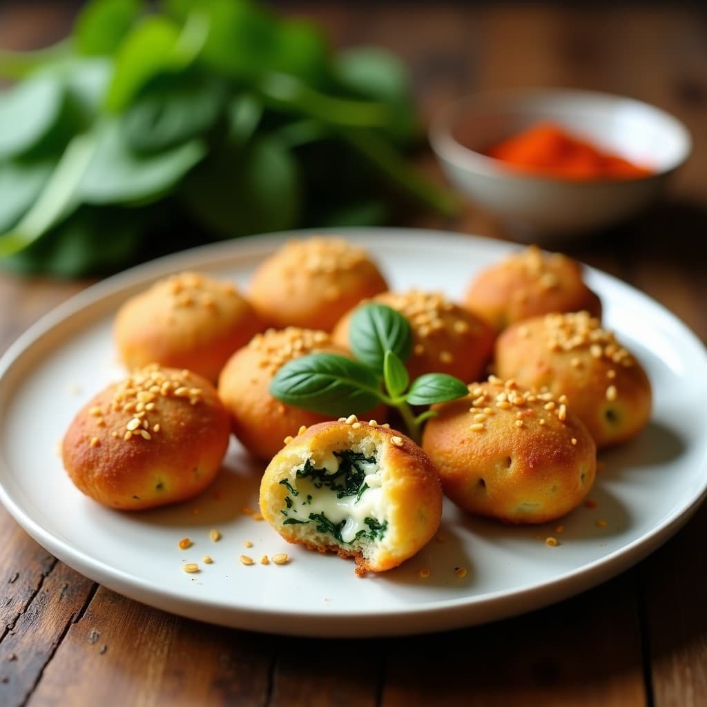 Croquetas de Espinacas y Queso de Anacardos: Receta Vegana en Olla Express con Toque Cremoso