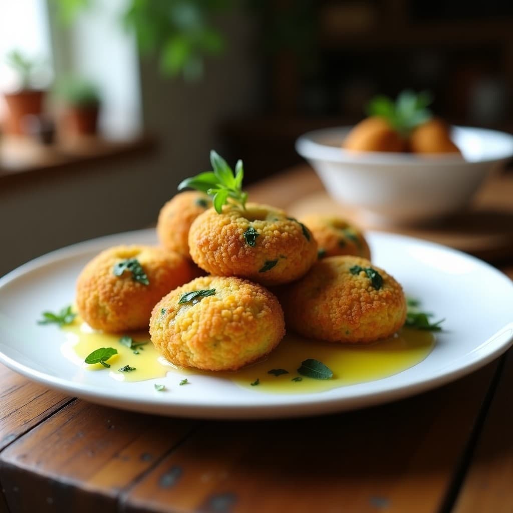 Croquetas de Espinacas y Queso de Castañas con Pan de Maíz: Receta Vegana Sin Lácteos