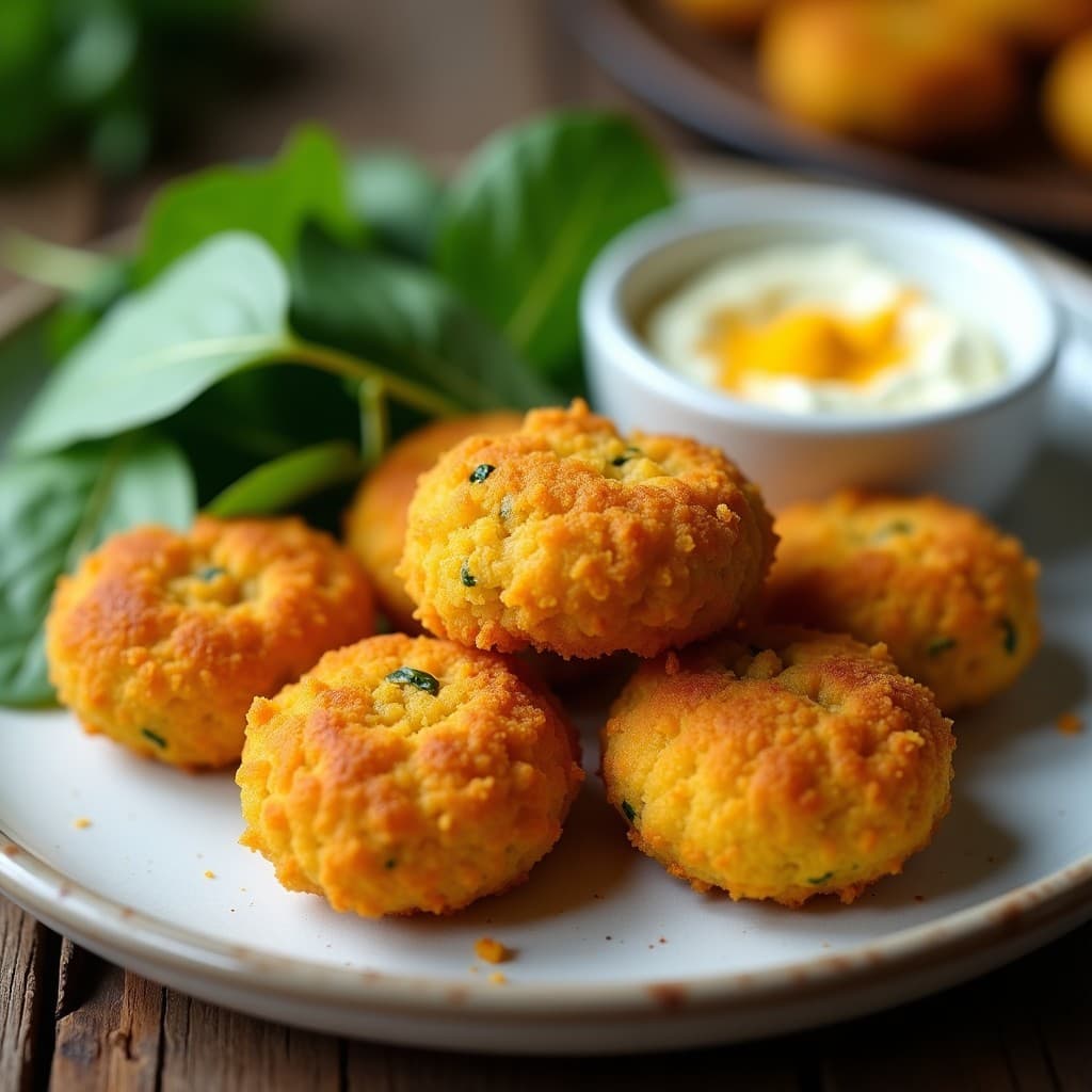 Croquetas de Espinacas y Queso de Cúrcuma: Aperitivo Sin Lactosa en Olla Exprés
