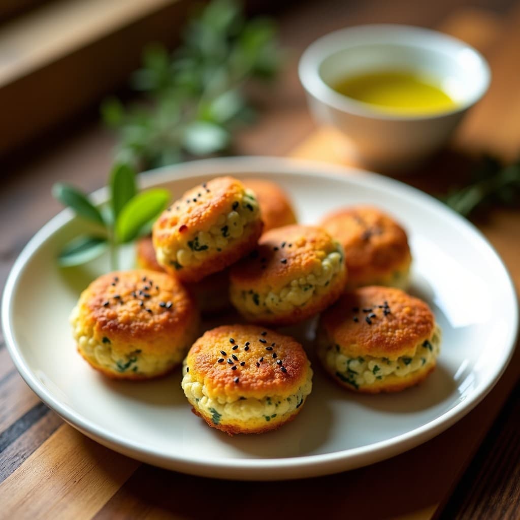 Croquetas de Espinacas y Tofoo Feta: Receta Griega en Airfryer Sin Harina y Crujiente