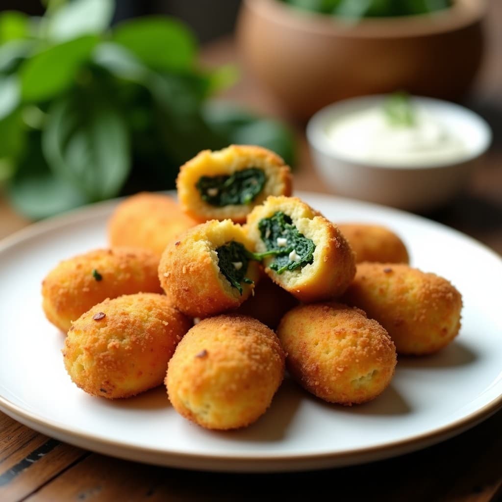 Croquetas de espinacas y tofu con bechamel de avena: Receta española vegana y sin lactosa