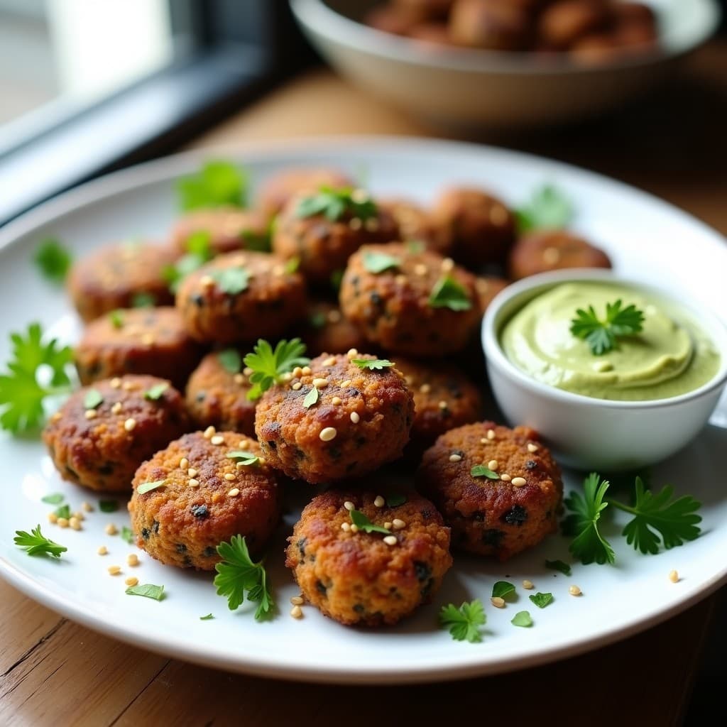 Croquetas de Espirulina y Patata Dulce: Receta en Airfryer Vegana y Alta en Nutrientes
