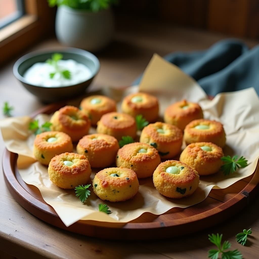 Croquetas de Espirulina y Queso de Castañas al Horno: Receta Vegana y Ricas en Omega-3