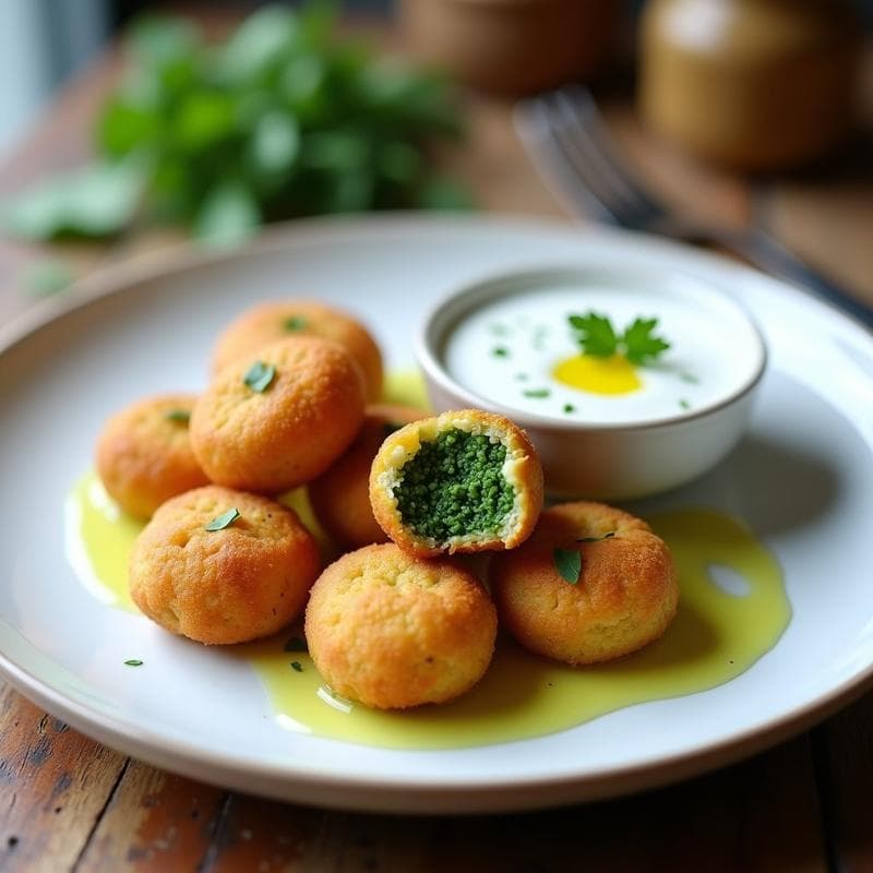 Croquetas de Espirulina y Queso Manchego: Entrante Verde y Energético