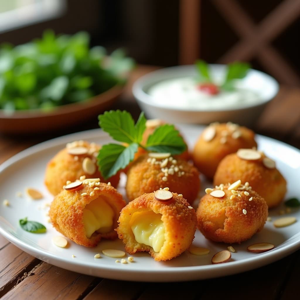 Croquetas de Flor de Calabacín y Queso de Cabra: Entrante Gourmet en Airfryer