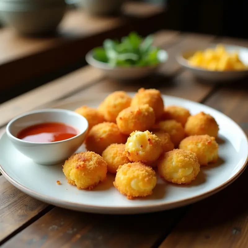 Croquetas de Flower Cauliflower con Queso Vegano de Cashew: Receta Sin Lácteos en Airfryer
