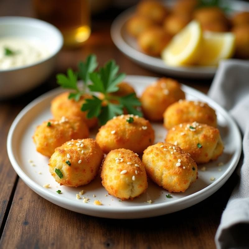 Croquetas de Garbanzo y Alcachofa: Aperitivo Sin Gluten con Toque de Limón Confitado