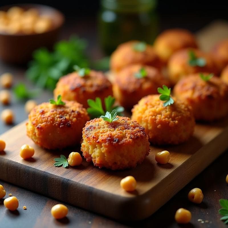 Croquetas de Garbanzos y Morcilla Vegana: Aperitivo Español en Airfryer