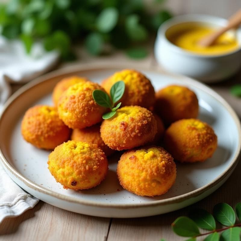 Croquetas de Hongos Shiitake y Cúrcuma: Receta en Airfryer Vegana y Crujiente
