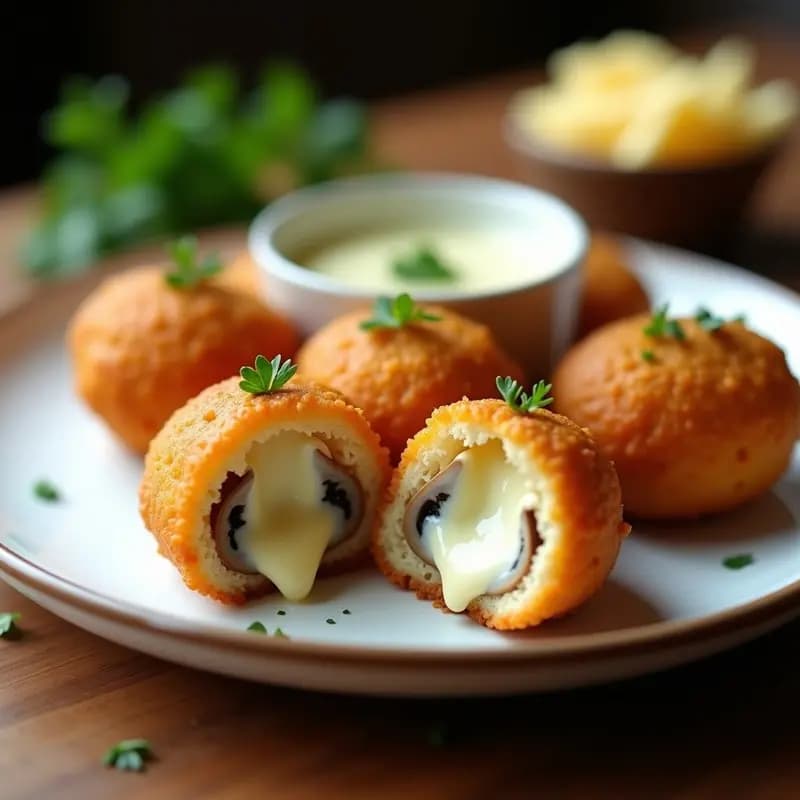 Croquetas de Hongos Shiitake y Queso Gruyère: Receta en Airfryer con Bechamel de Avena