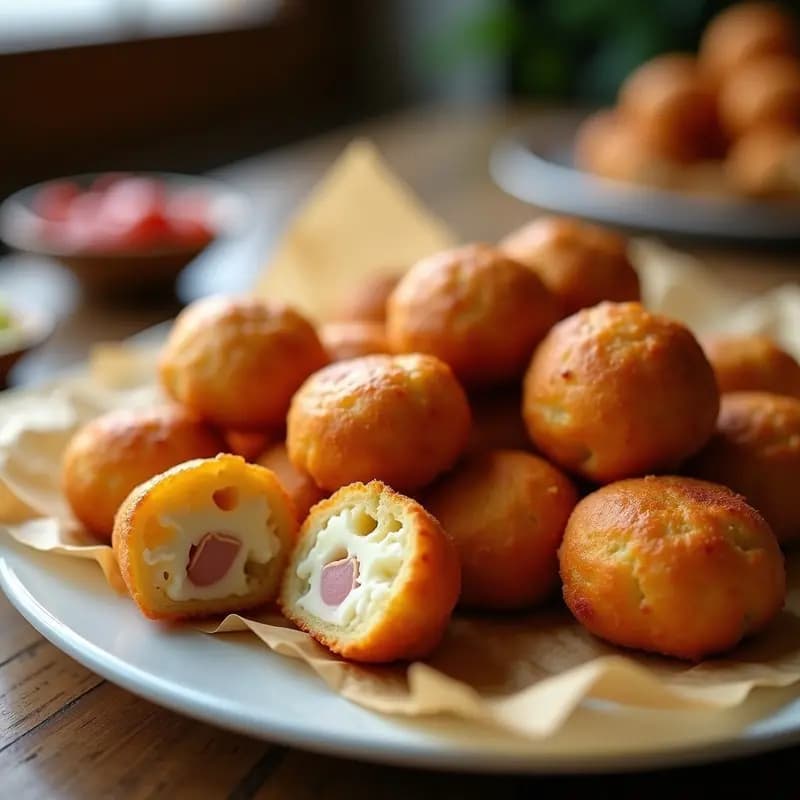 Croquetas de Jamón York y Queso Fundido: Receta Casera de Fritura Ultra Crujiente