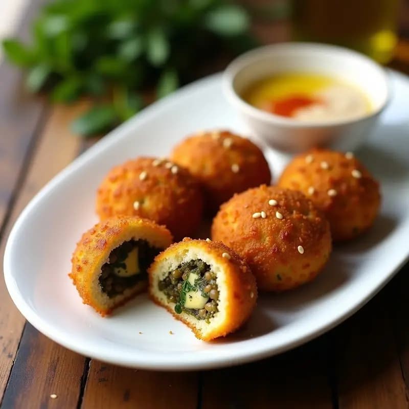 Croquetas de Lentejas y Algas Wakame: Aperitivo Español Vegano en Olla Express